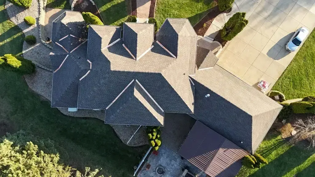 GAF Lifetime Roofing System Weathered Wood Color — Valparaiso, IN — photo 1