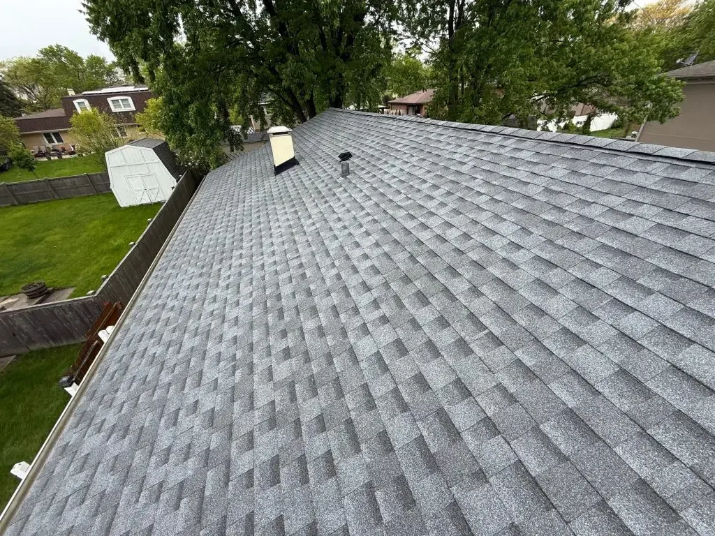 Roof replacement and chimney flashing in Darien