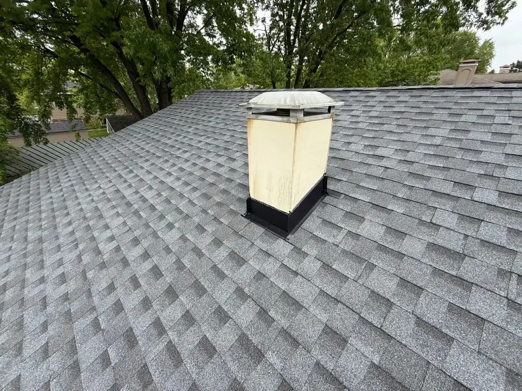 Roof replacement and chimney flashing — Darien, IL — photo 7