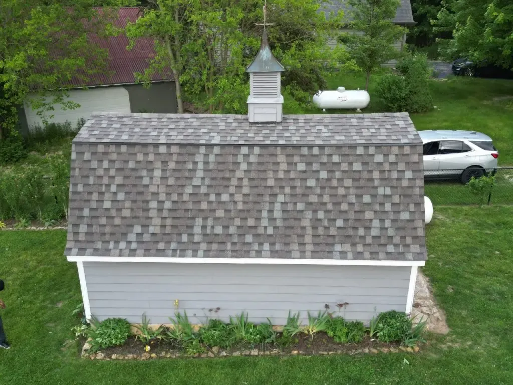 Roofing, copper chimney cap and copper awning — Custer Park, IL — photo 8