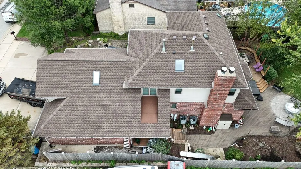 GAF Barkwood Roof Replacement in Tinley Park, IL — Tinley Park, IL — photo 2