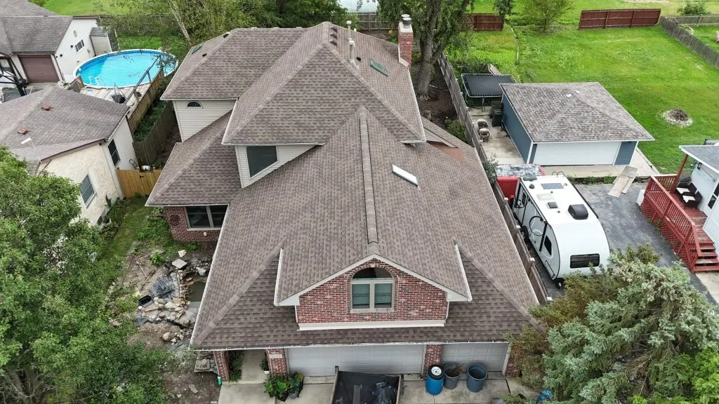 GAF Barkwood Roof Replacement in Tinley Park, IL in Tinley Park