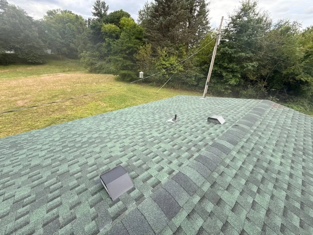 GAF Hunter Green Roof Replacement in Kouts, IN in Kouts