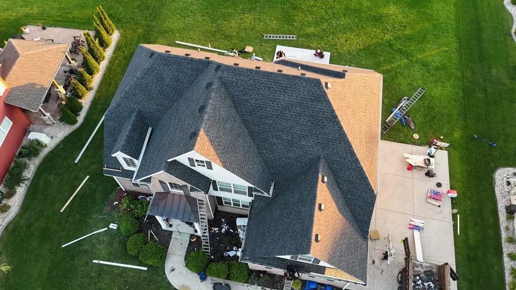 GAF Charcoal Roof Replacement in Saint John, IN in Saint John
