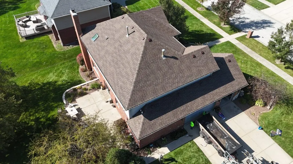 GAF Barkwood Shingle Roof Replacement in Frankfort, IL — Frankfort, IL — photo 1