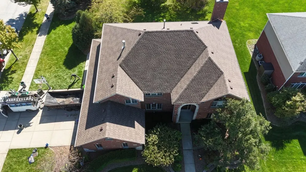 GAF Barkwood Shingle Roof Replacement in Frankfort, IL in Frankfort