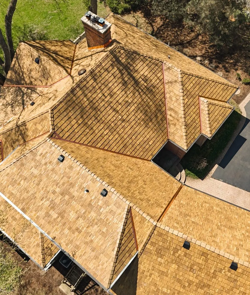 Roof replacement and copper flashing — Chicago, IL — photo 26