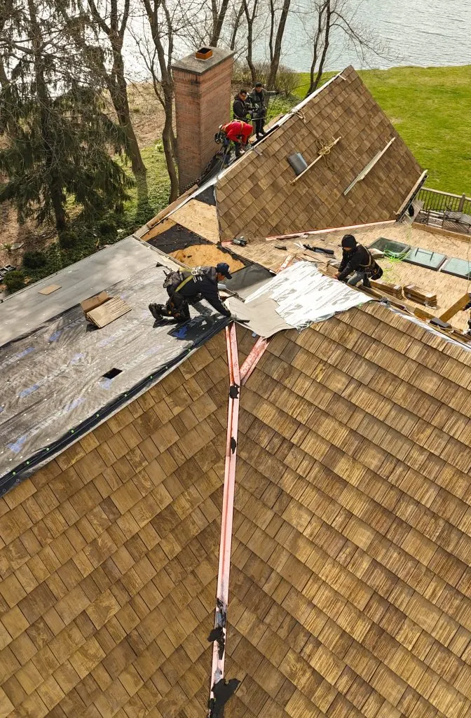 Roof replacement and copper flashing — Chicago, IL — photo 23