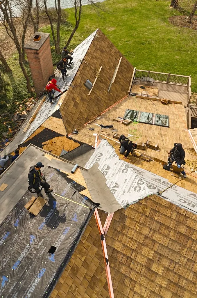 Roof replacement and copper flashing — Chicago, IL — photo 22