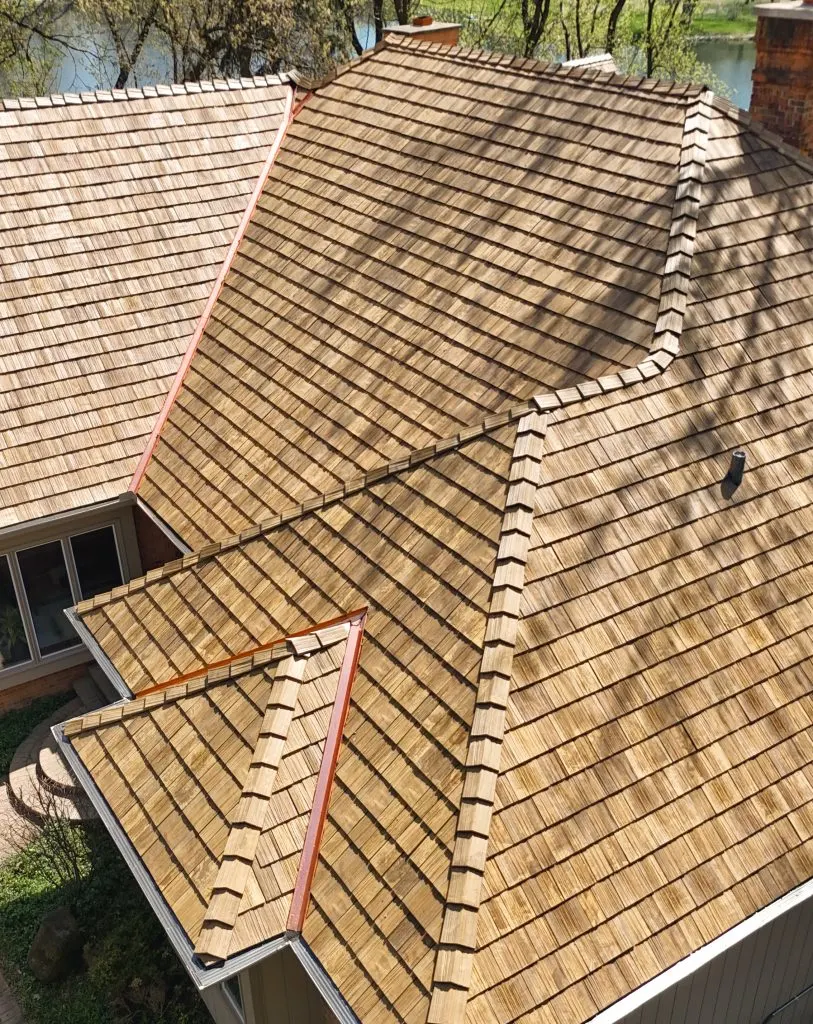 Roof replacement and copper flashing — Chicago, IL — photo 6
