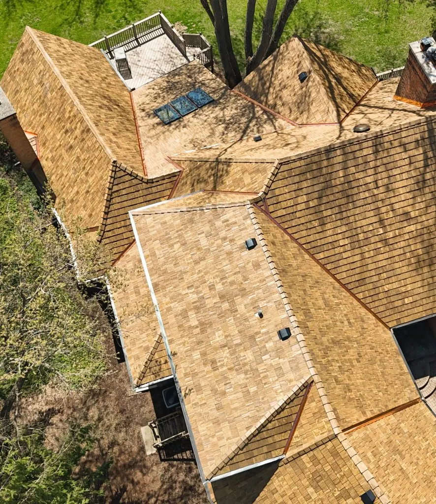 Roof replacement and copper flashing — Chicago, IL — photo 4