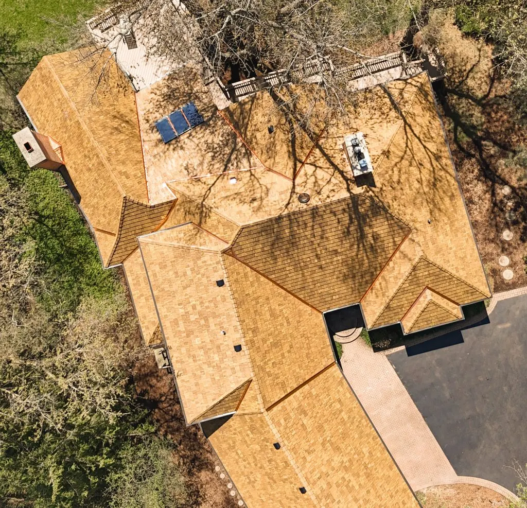 Roof replacement and copper flashing — Chicago, IL — photo 1