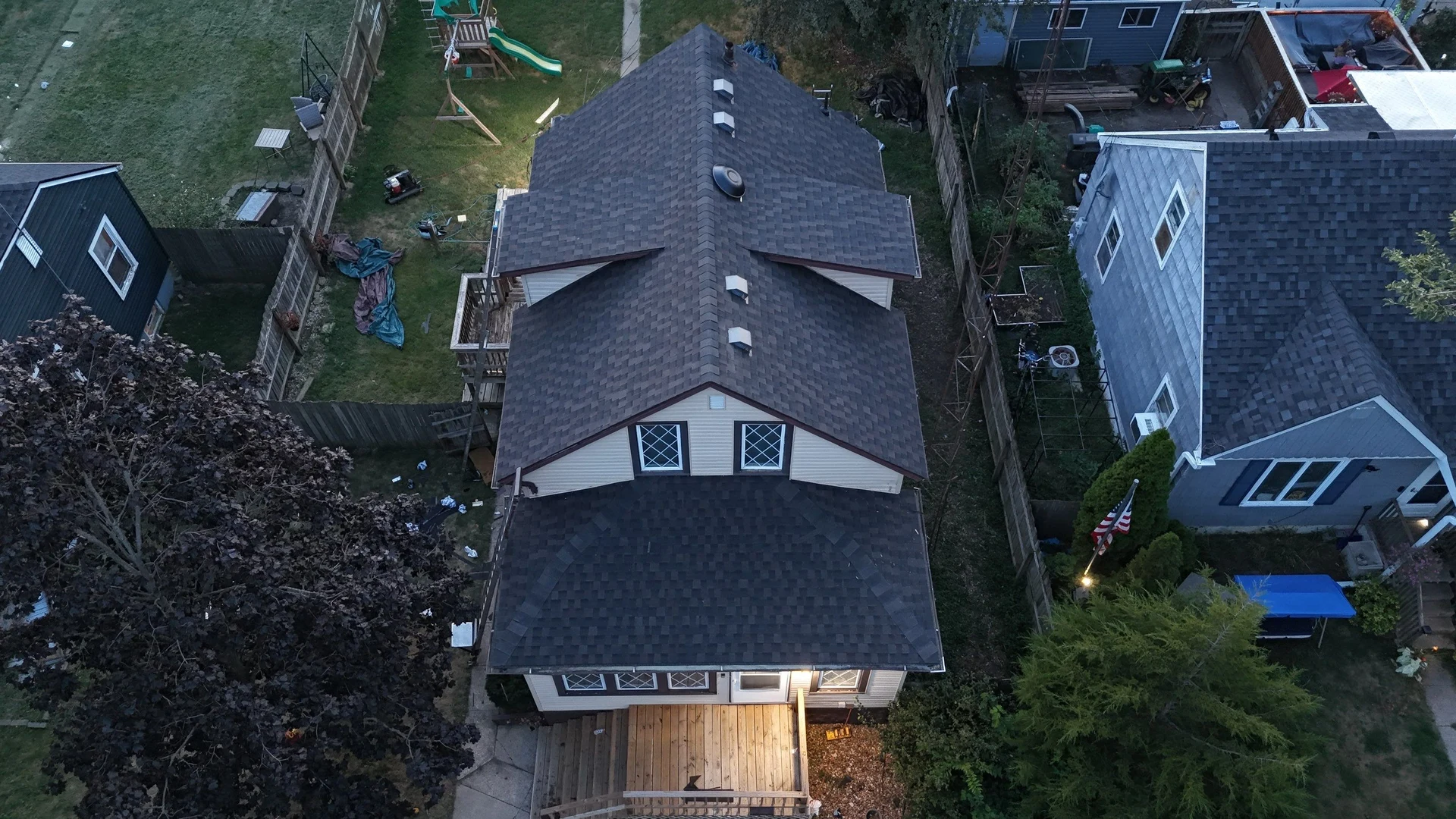 GAF Midnight Mesa Roof Replacement in Kankakee, IL in Kankakee